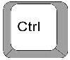 the ctrl key or control key