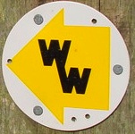 yellow WW sign for the WealdWay